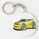 2012 Camaro Yellow-Black Convertible Keychains