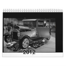 2012 Cars of yesterday in black and white Calendar