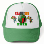 2012 Champions of Africa - Zambia Chipolopolo hats