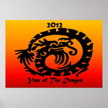 2012 Chinese New Year Dragon Posters