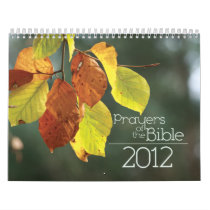 2012 Christian calendar: Prayers of the Bible