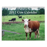 2012 Cow Calendar