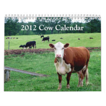 2012 Cow Calendar