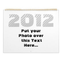 2012 Customizable Calendar
