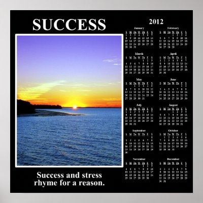 2012 Demotivational Calendar: Meaning of Success Posters by disgruntled_genius