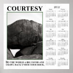 2012 Demotivational Wall Calendar: Leave Me Alone Poster