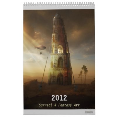 2012 Digital Surreal & Fantasy Art - Wall Calendar by Houk
