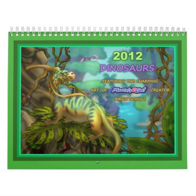 2012 Dinosaurs Calendar by murals2go
