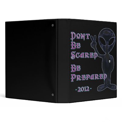 2012 - Don't Be Scared... Be Prepared 3 Ring Binders by liz5384