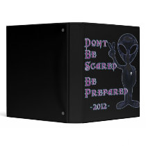 2012 - Don't Be Scared... Be Prepared 3 Ring Binders