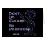 2012 - Don't Be Scared... Be Prepared Greeting Cards