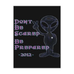 2012 - Don't Be Scared... Be Prepared Post Card