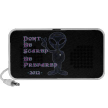 2012 - Don't Be Scared... Be Prepared Travelling Speakers