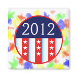 2012 election seal red and blue vote voting fridge magnets