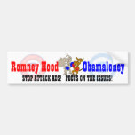 2012 Election  STOP ATTACK ADS FOCUS ON THE ISSUES Bumper Sticker