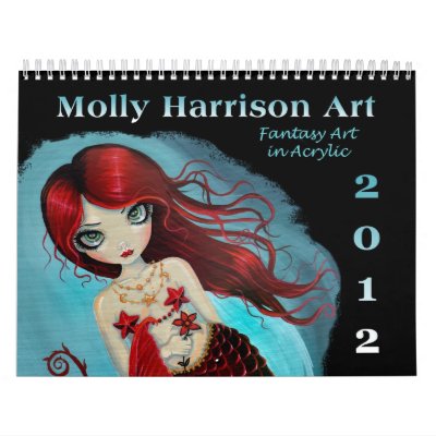 2012 Fantasy Art Calendar by Molly Harrison by robmolily