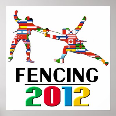 2012: Fencing Print by nakedzealot
