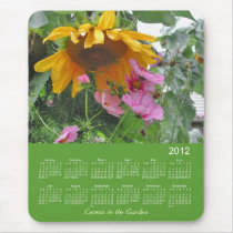 2012 Floral Calendar Mouse Pads