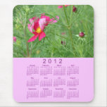2012 Floral Calendar Mouse Pads