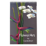 2012 Flower Art Wall Calendars