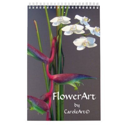 2012 Flower Art Wall Calendars by GreenGardenGates