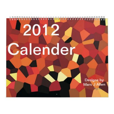 2012 Fractal Calender Wall Calendar by SchoolWeek