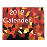 2012 Fractal Calender Wall Calendar