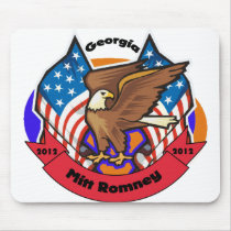 2012 Georgia for Mitt Romney Mouse Pad