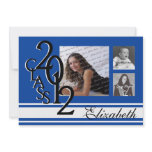 2012 Graduation Blue Tri Photo Announcements