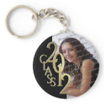 2012 Graduation Keepsake Gold and Black Keychains