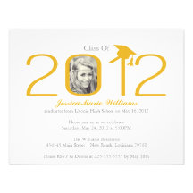 2012 Graduation Party Invite