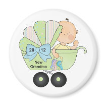 2012 Grandma (green) Refrigerator Magnet