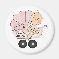 2012 Grandma (pink) magnets