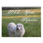 great, pyr, calendar, 2012, great pyrenees