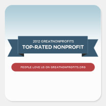 2012 GreatNonprofits Top-Rated Award Stickers