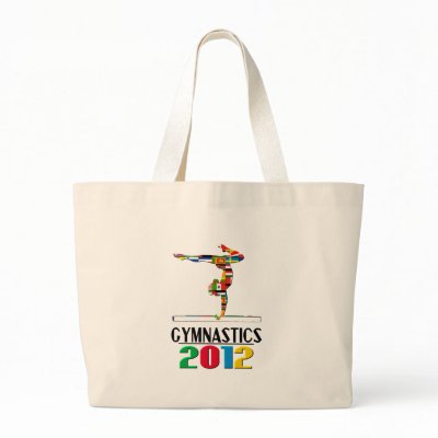 2012: Gymnastics Canvas Bag by nakedzealot