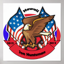 2012 Hawaii for Jon Huntsman Print
