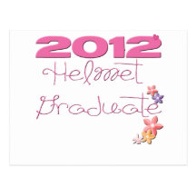 2012 helmet graduate post card