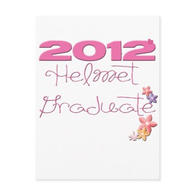 2012 helmet graduate postcards by dolldancer8