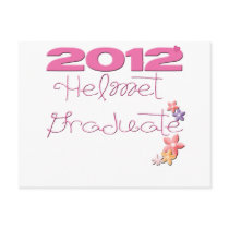 2012 helmet graduate post card