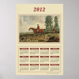 2012 Huntsman Calendar Poster