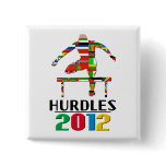 2012: Hurdles Pinback Button