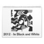 2012 in Black and White Wall Calendar
