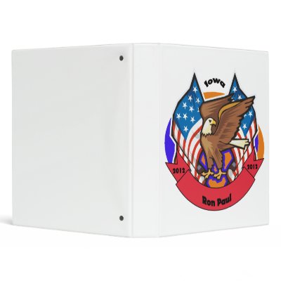 2012 Iowa for Ron Paul Vinyl Binders by paulnow