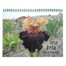 2012, Iris Calendar,  Bold & Beautiful