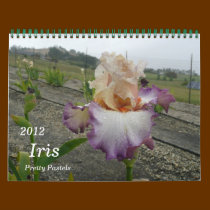 2012, Iris Calendar, Pretty Pastels calendars