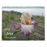 2012, Iris Calendar, Pretty Pastels
