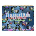 2012 Large Butterfly Flutterby in Valxart calendar