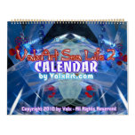2012 Large Sea-Life art calendar by Valxart
