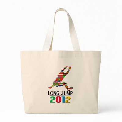 2012: Long Jump Canvas Bags by nakedzealot
